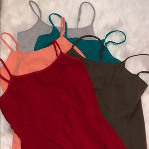 **LOT** 5 express bra cami shelf bra tank tops